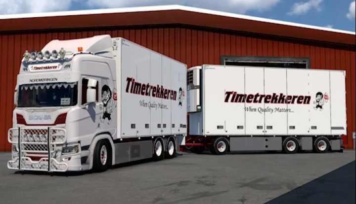 ETS2 – Scania R Timetrekkeren Bussbygg Combo Skin V1.0 (1.50)