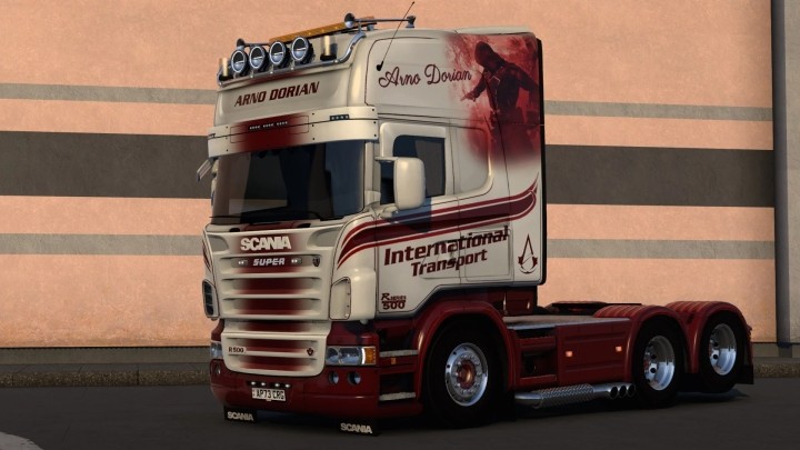 ETS2 – Scania Rjl 5 Series Arno Dorian Skin (Ac Unity) V1.0 (1.49)