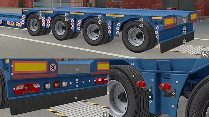 ETS2 – Scs Lowloader Trailer Tuning Slots V2.0 (1.49)