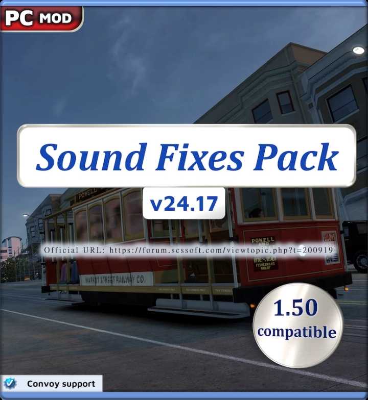ETS2 – Sound Fixes Pack V24.17 (1.50)
