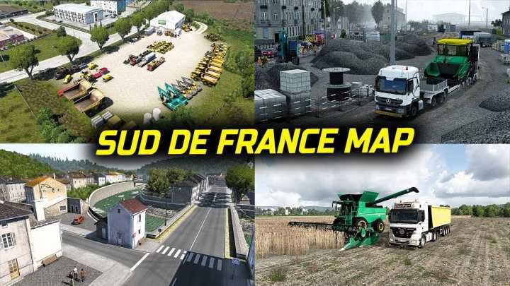 ETS2 – Sud De France Map V1.9.2 (1.50)