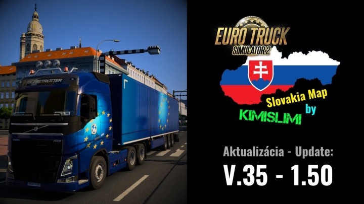 ETS2 – Svk Map V35 (1.50)