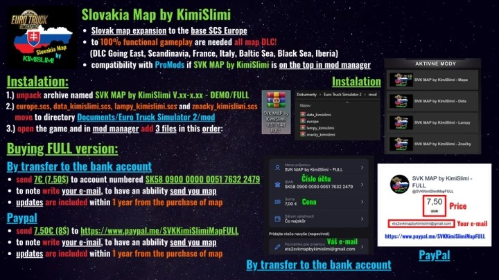 ETS2 – Svk Map V35 (1.50)