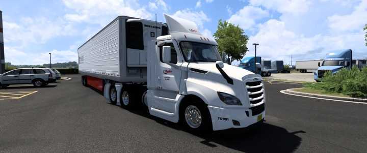 ATS – Cascadia Day Cab Skin Ryder V1.0 (1.50)