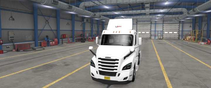 ATS – Cascadia Day Cab Skin Ryder V1.0 (1.50)