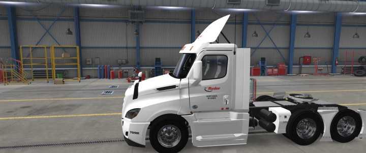 ATS – Cascadia Day Cab Skin Ryder V1.0 (1.50)