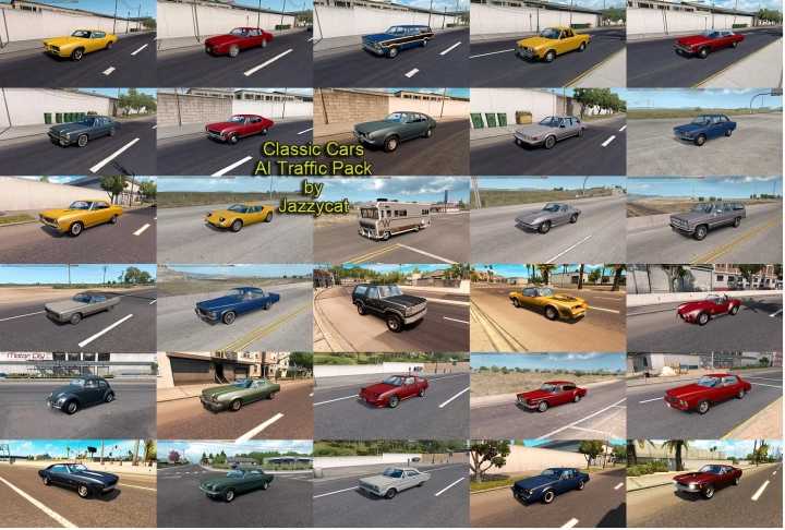 ATS – Classic Cars Ai Traffic Pack V9.0.3 (1.50)