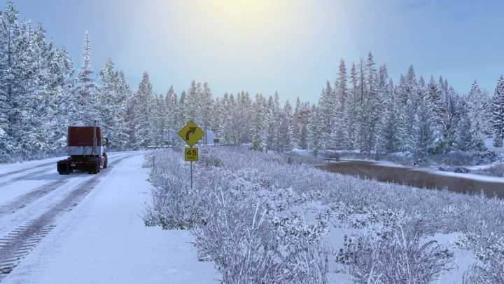 ATS – Frosty Winter Weather Mod V5.1 (1.50)