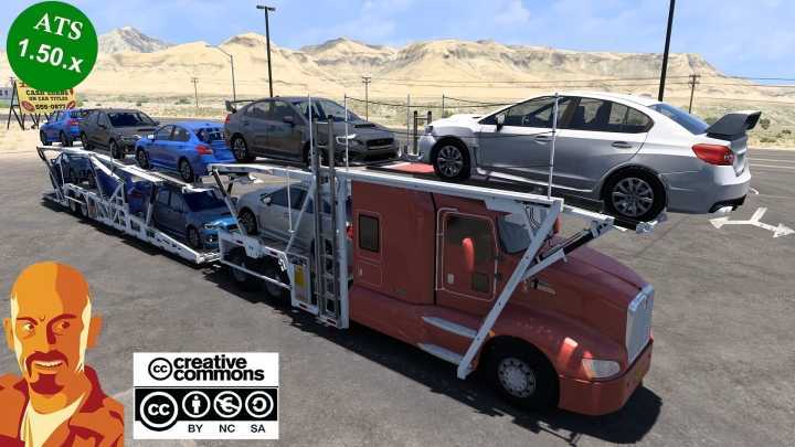 ATS – Kenworth T660 Car Hauler V1.1 (1.50)