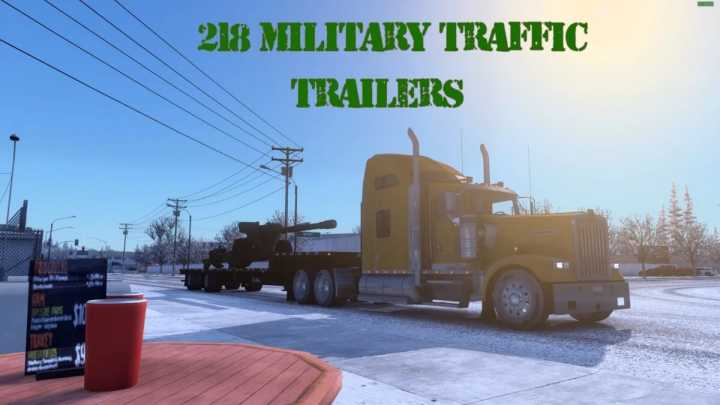 ATS – Military Trailer Cargo & Traffic Pack V1.1 (1.50)
