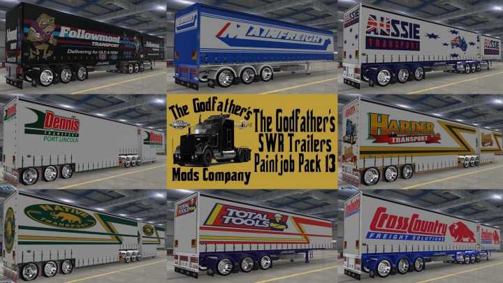 ATS – Swr Trailers Paintjob Pack 13 V1.0 (1.50)