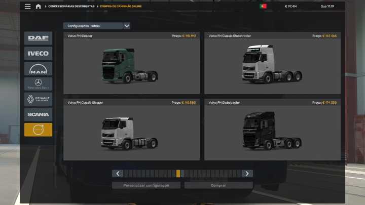 ETS2 – All Trucks At The Dealer V1.0 (1.50)