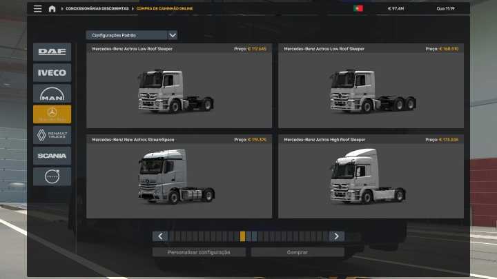 ETS2 – All Trucks At The Dealer V1.0 (1.50)