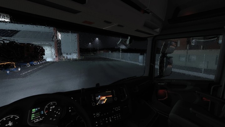 ETS2 – Better Raindrops V2.0.1 (1.50)