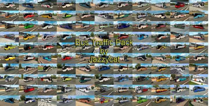 ETS2 – Bus Traffic Pack V18.1.2 (1.50)