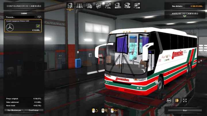 ETS2 – Comil Campione Vision 3.65 Sc-Vlv-Mb (1.50)