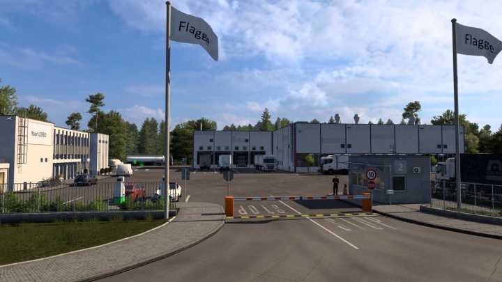 ETS2 – Company Yard In Nurnberg (1.50)