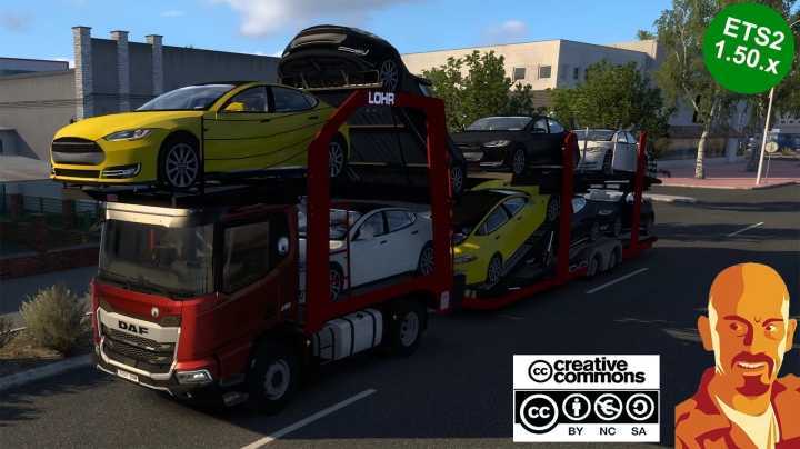 ETS2 – Daf Xd Car Transporter Chassis V1.0 (1.50)