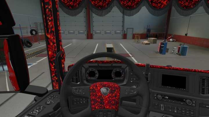 ETS2 – Danish Pluche Steering Wheel For Scania Nextgeneration S&R (1.50)