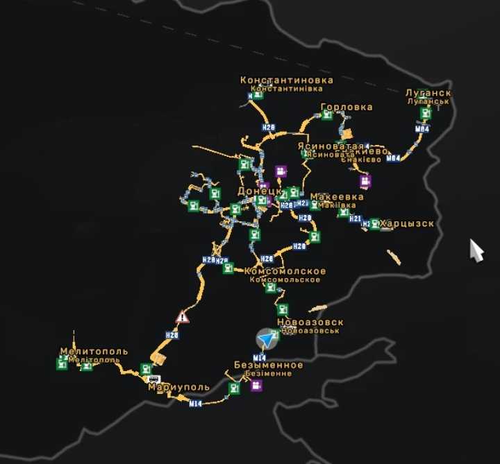 ETS2 – Donbass Map (1.50)