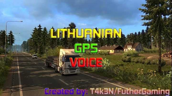 ETS2 – Lithuanian Gps Sound Pack V1.0 (1.50)