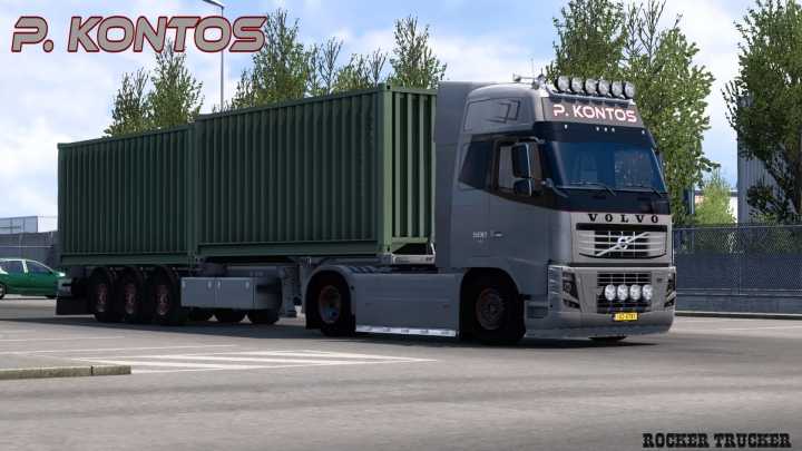 ETS2 – P. Kontos Skin For Volvo Fh Classic V1.0 (1.50)