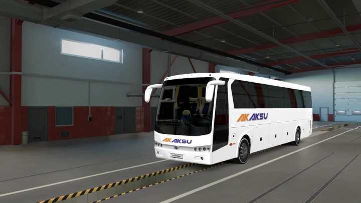 ETS2 – Temsa Safir II Vip Ak Aksu Skin V1.0 (1.50)