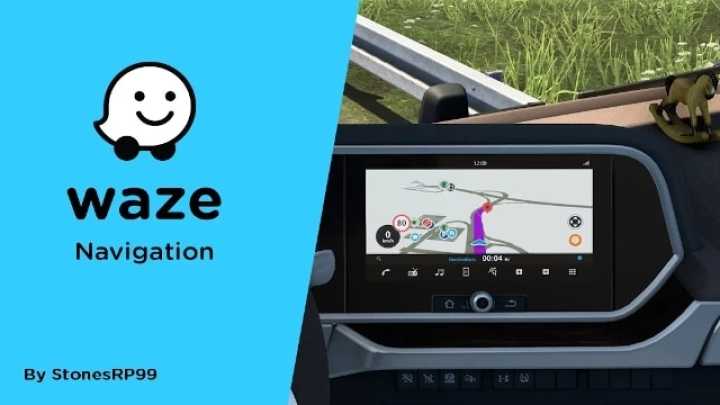 ETS2 – Waze Navigation (1.50)