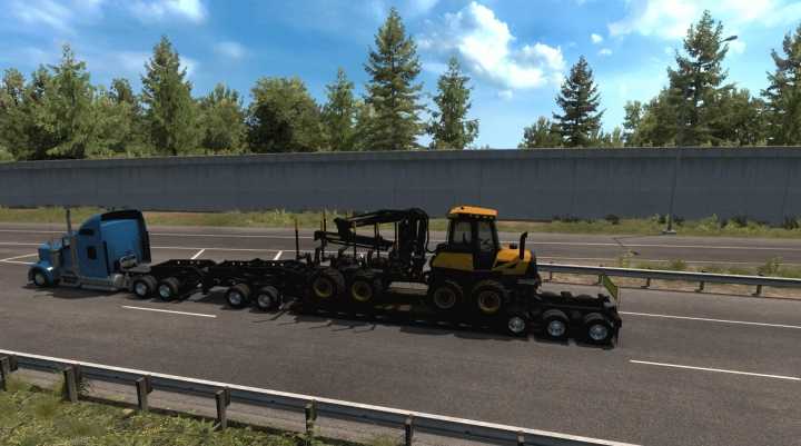 ATS – Multiple Trailers In Traffic V1.50.2 (1.50)