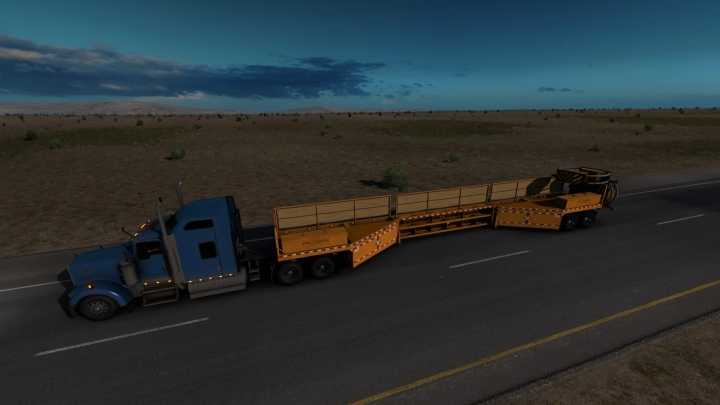 ATS – Multiple Trailers In Traffic V1.50.2 (1.50)