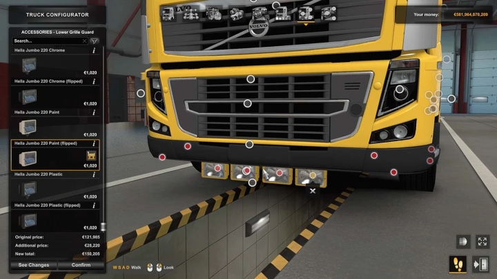 ETS2 – Addons Pack Volvo Fh3 V1.3 (1.50)