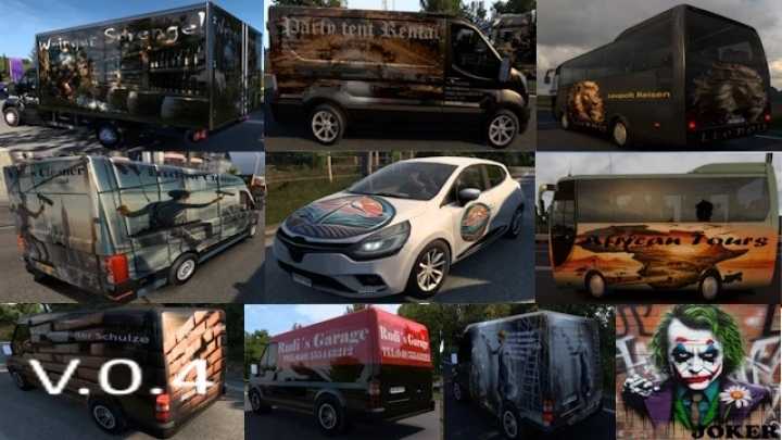 ETS2 – Aitraffic Vehicle Skins Pack V0.4 (1.50)