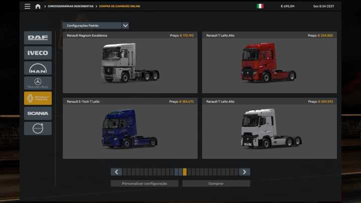 ETS2 – All Trucks At The Dealer V1.0 (1.14)