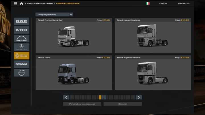 ETS2 – All Trucks At The Dealer V1.0 (1.14)