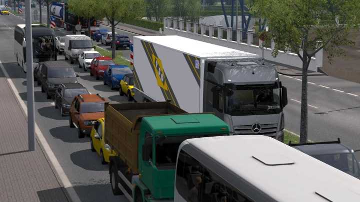 ETS2 – Brutal Traffic V4.4 (1.50)