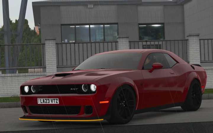 ETS2 – Dodge Challenger Srt Hellcat Widebody 2018 V1.9 (1.50)