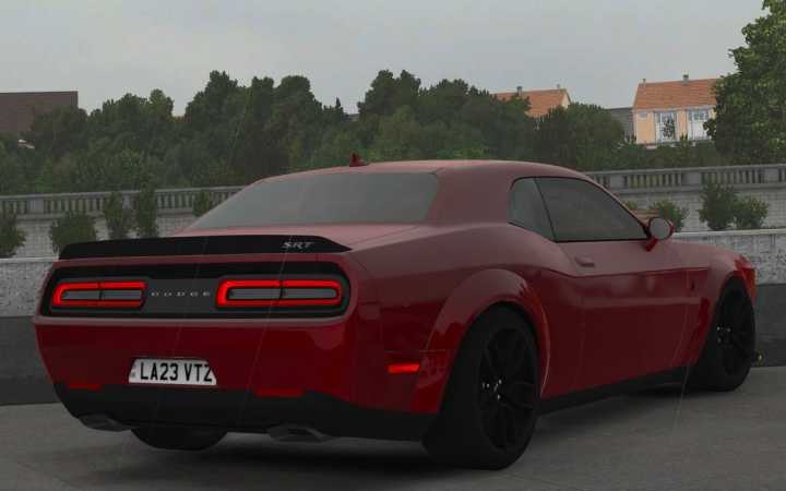 ETS2 – Dodge Challenger Srt Hellcat Widebody 2018 V1.9 (1.50)