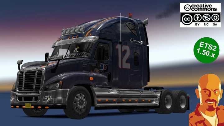 ETS2 – Freightliner Cascadia V4.0 (1.50)