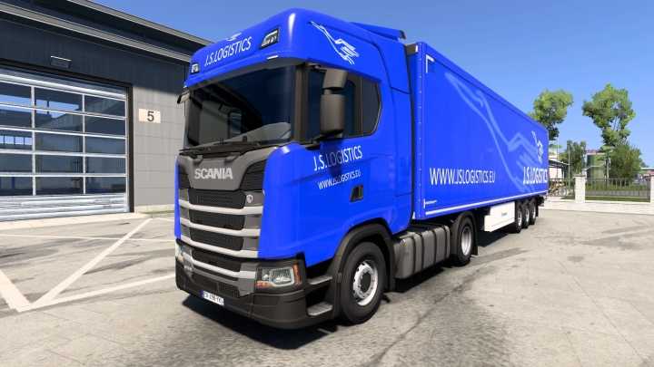 ETS2 – Js Logistics Skin Pack V1.0 (1.50)