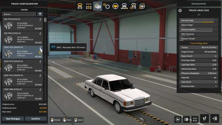 ETS2 – Mercedes-Benz W123 Addon Full Model Range (1.50)