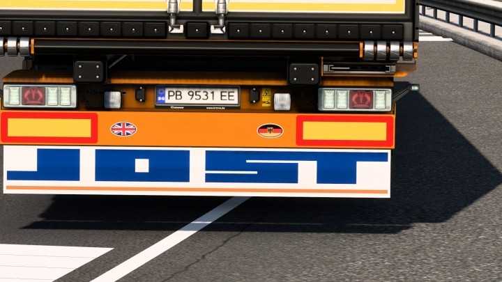 ETS2 – Mudflap Jost Krone Cool Liner V1.0 (1.50)