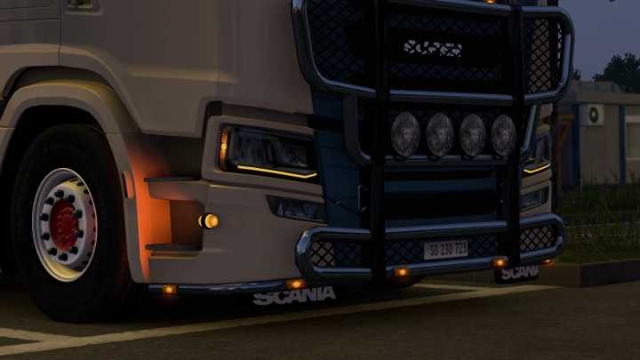 ETS2 – Orange Drl For Scania R/S 2016 V1.0 (1.50)