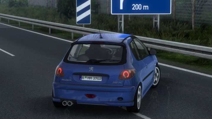 ETS2 – Peugeot 206 Rc 2006 V2.1 (1.50)