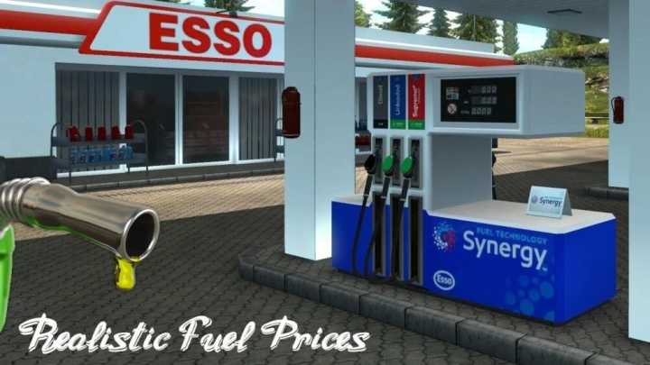 ETS2 – Realistic Fuel Prices – Week 27 (1.50)