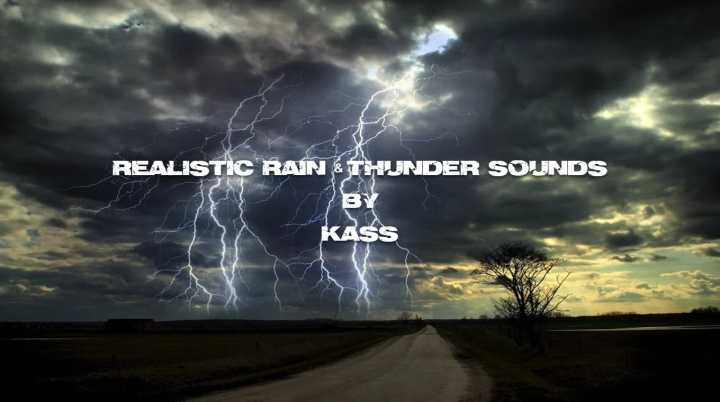 ETS2 – Realistic Rain & Water & Thunder Sounds V7.5 (1.50)