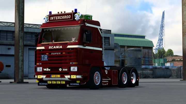 ETS2 – Scania 143M 500 V8 Intercargo V1.4 (1.50)