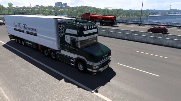 ETS2 – Scania Torpedo T580 Klemmensen + Schmitz Trailer Lt V3.1 (1.50)