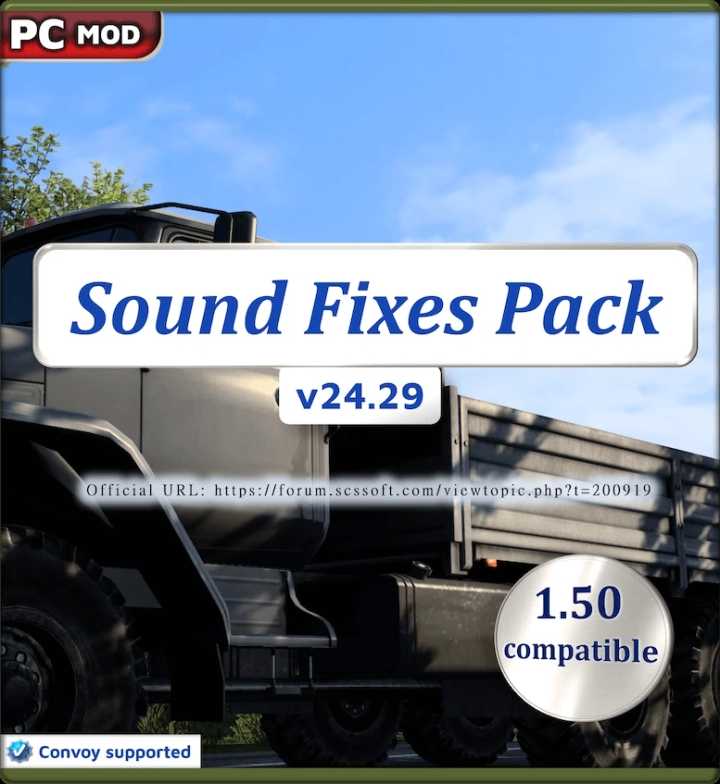 ETS2 – Sound Fixes Pack V24.29 (1.50)