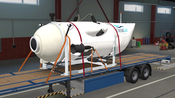 ETS2 – Submersible Titan Cargo Updated (1.50)