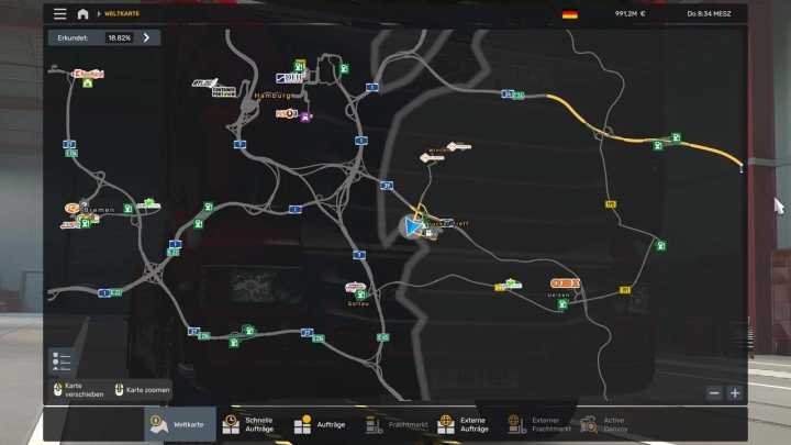 ETS2 – Trucker Treff Near Winsen For Promods 2.70 (1.50)